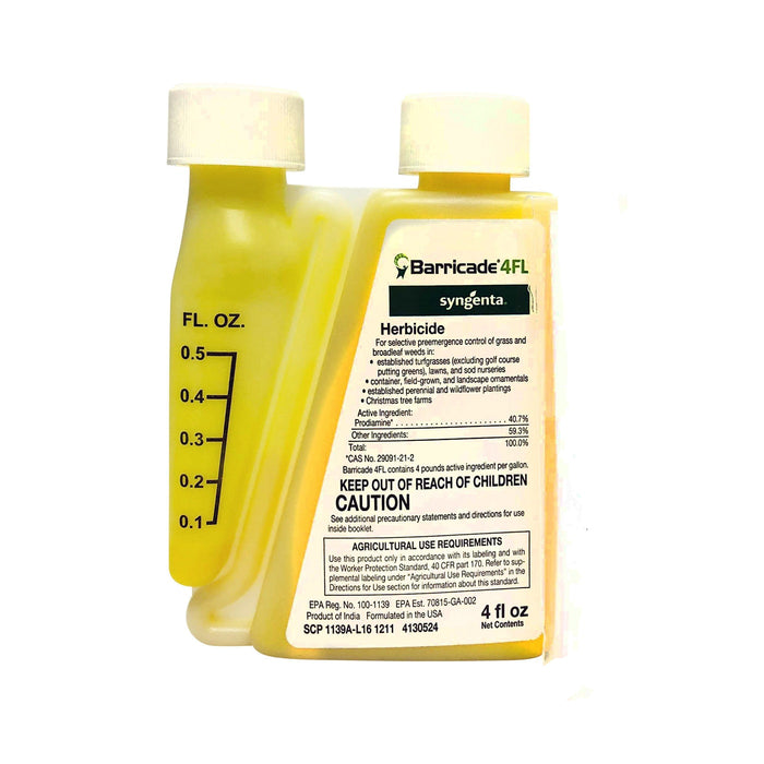 Barricade 4FL Pre-Emergent Herbicide (Prodiamine) 4 oz. Bottle