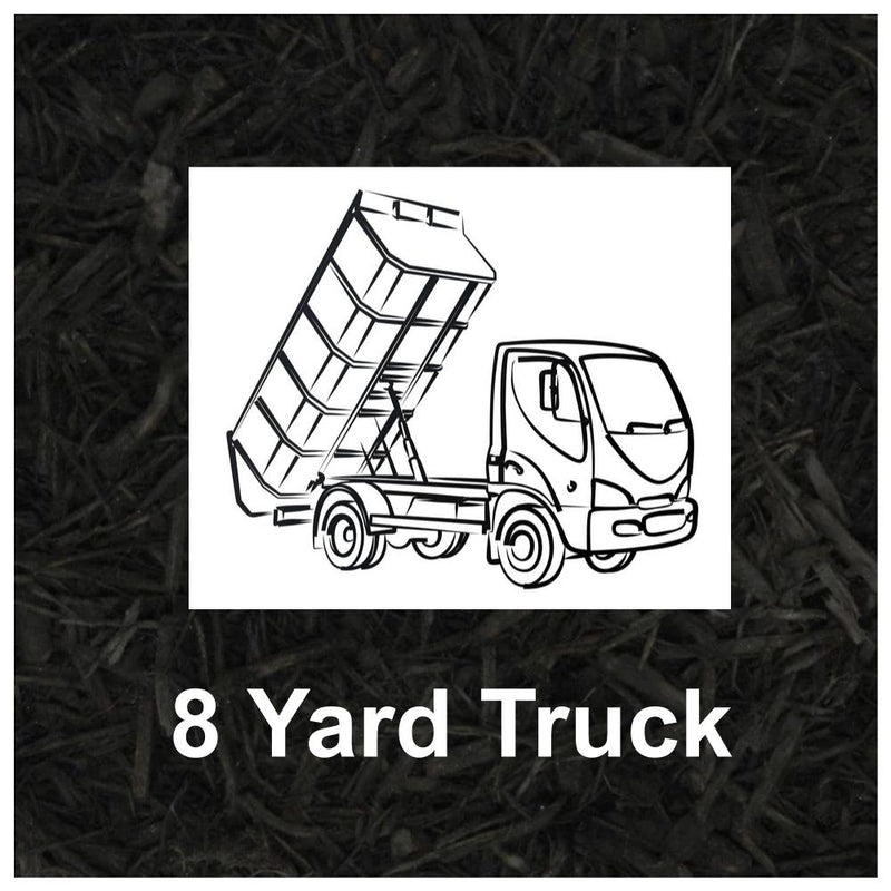 Black Mulch 8 Yard Truck