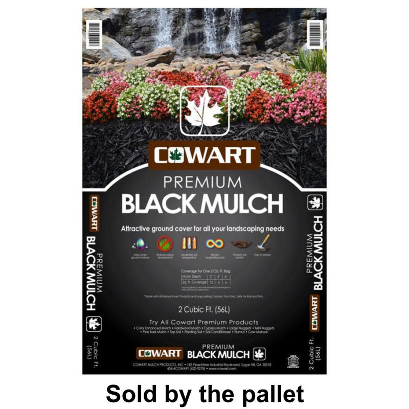 Black Mulch by the Pallet (70 bags)