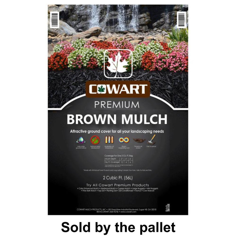 Brown Mulch by the Pallet (70 Bags)
