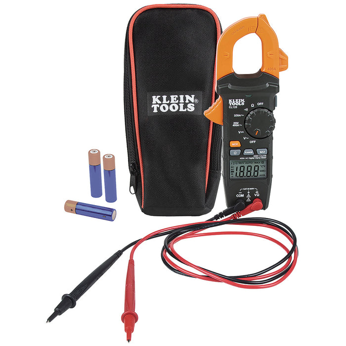 Klein Tools CL-120 Digital Clamp Meter, AC Auto-Ranging 400 Amp