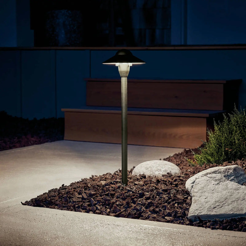 Kichler 15470CBR 12V 6-Inch Dome Path Light