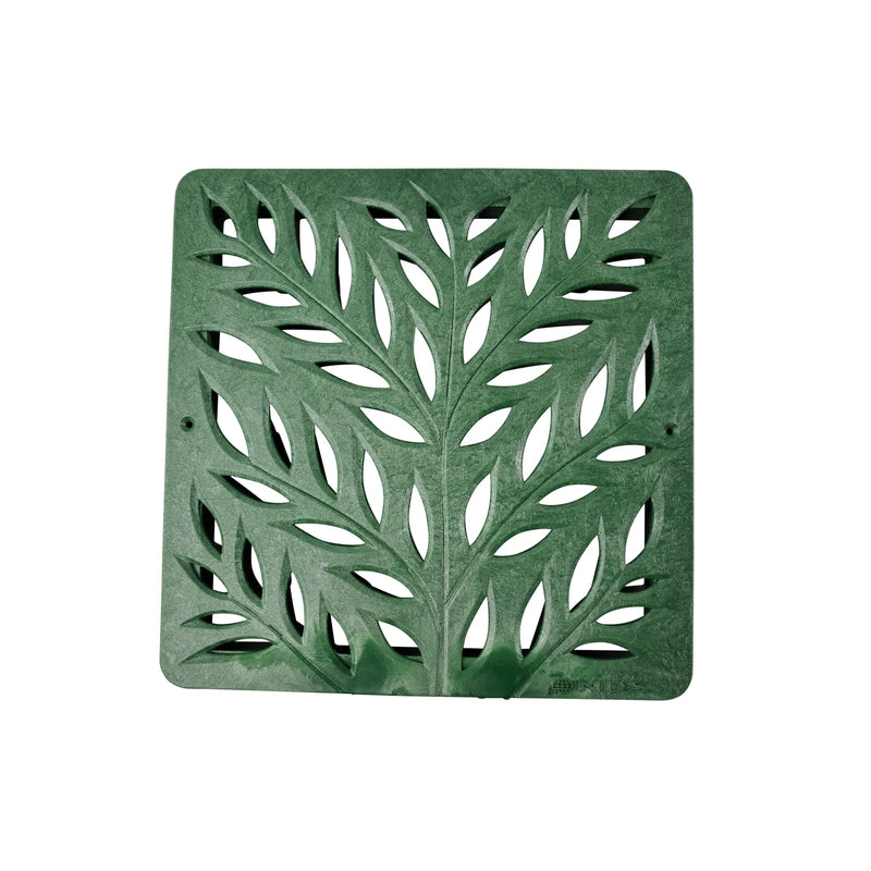 NDS 1218GR - 12" Botanical Green Grate for 12" Catch Basins & Adapters