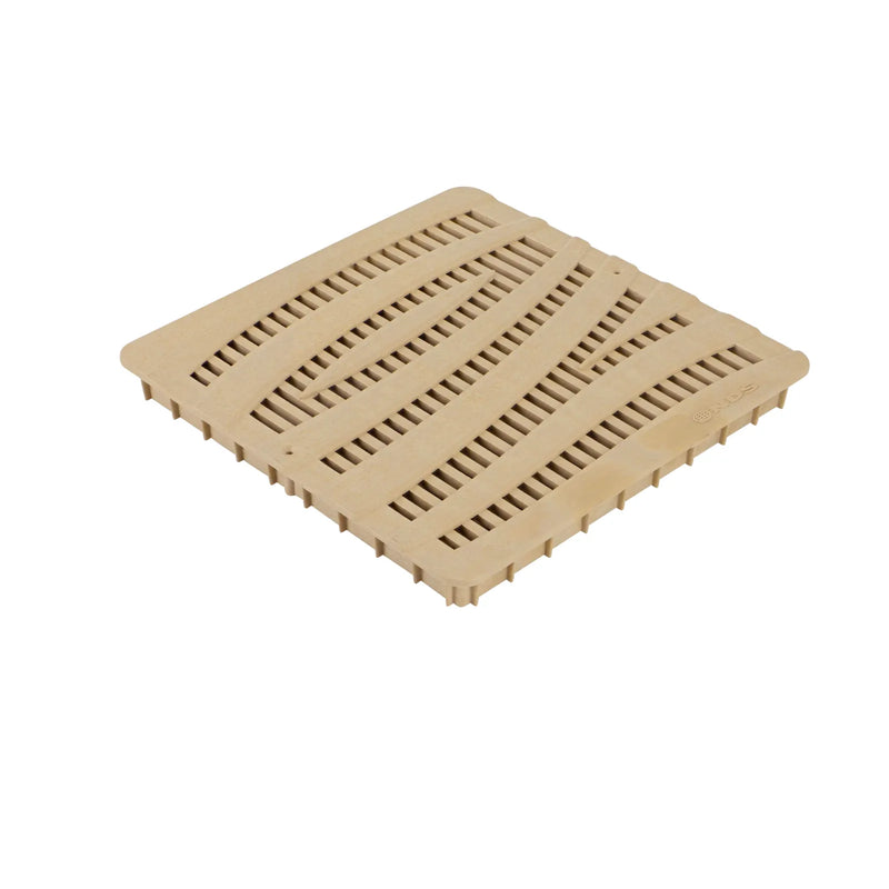 NDS 1224S - 12" Wave Sand Grate for 12" Catch Basins & Adapters