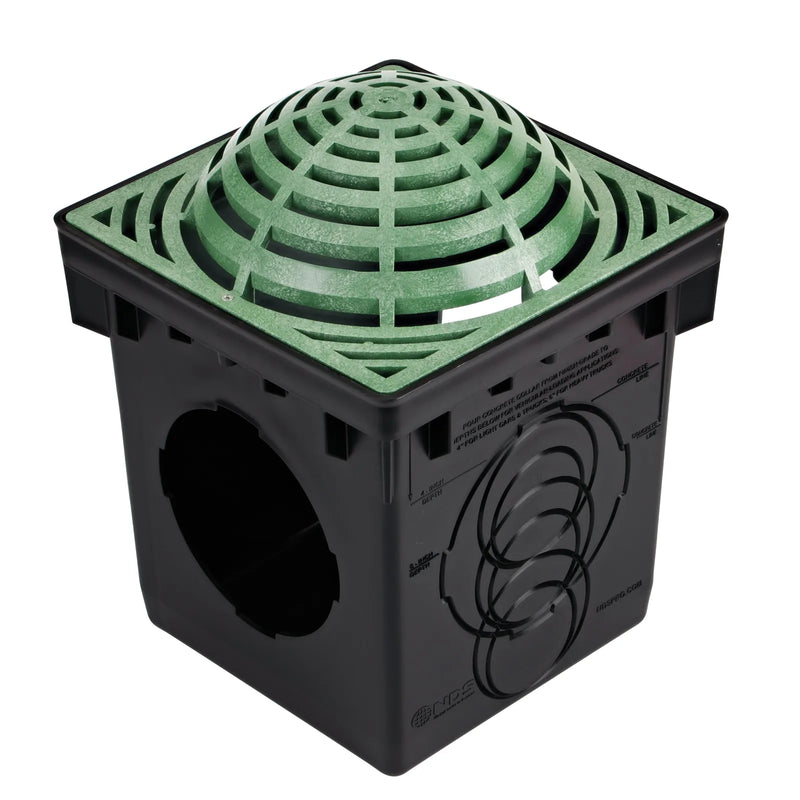 NDS 1280 - 12" Square Atrium Grate, Green