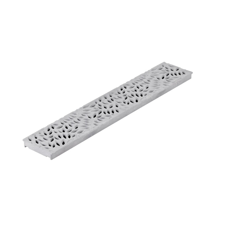 NDS 252GY - Spee-D 2ft. Botanical Decorative Grate, Gray