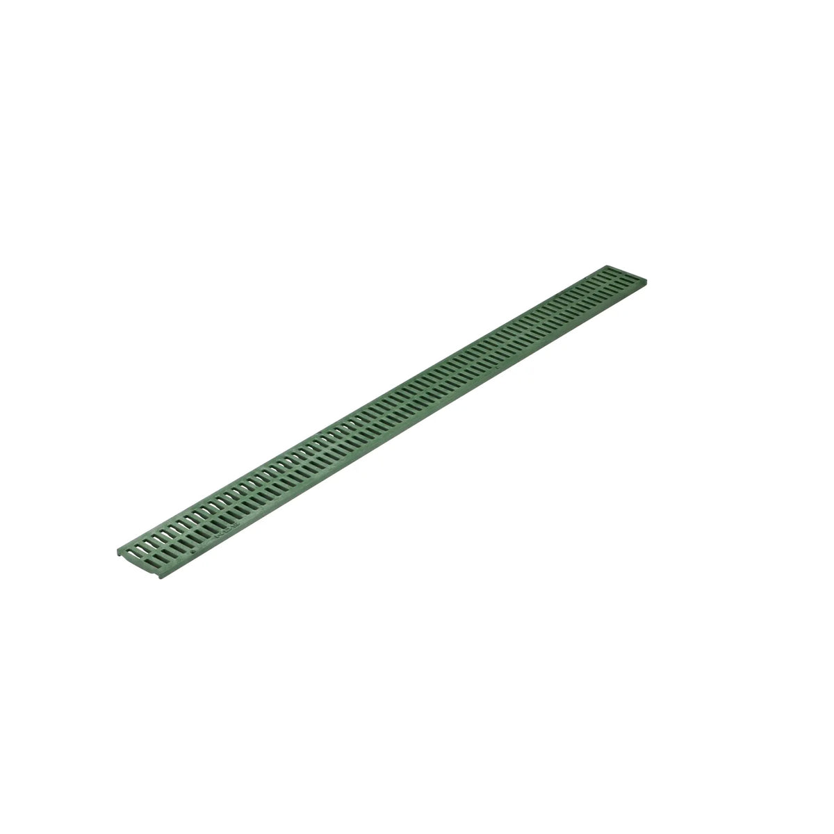 Mini™ Channel Drain Grate, 2-3/4 in. wide X 3 ft. long, Green Plastic ...