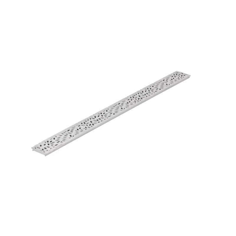 NDS 554GY - Mini Channel Decorative Botanical Grate - Gray