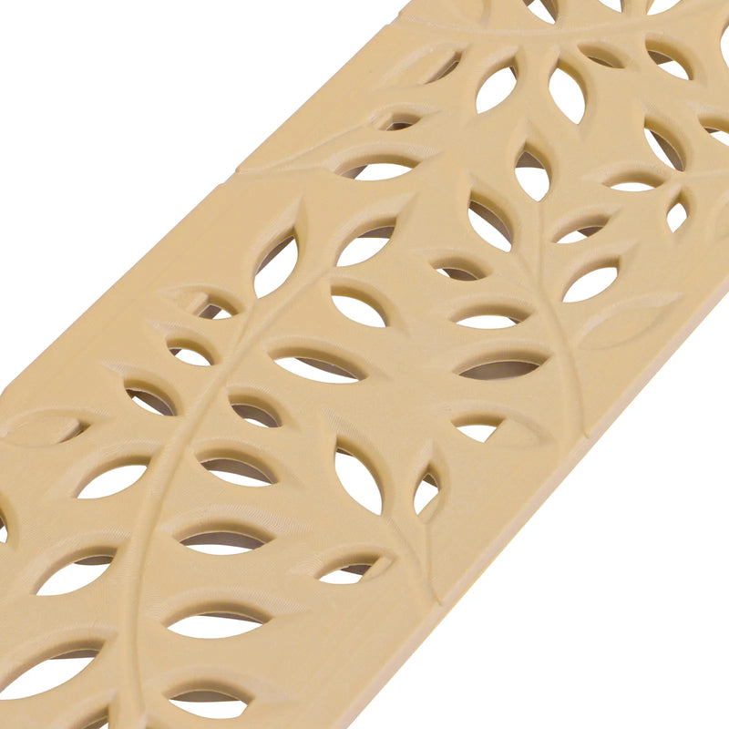 NDS 554S - Mini Channel Decorative Botanical Grate - Sand