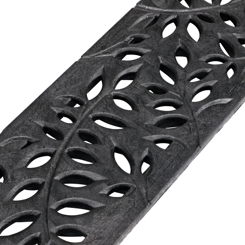 NDS 554 - Mini Channel Decorative Botanical Grate - Black