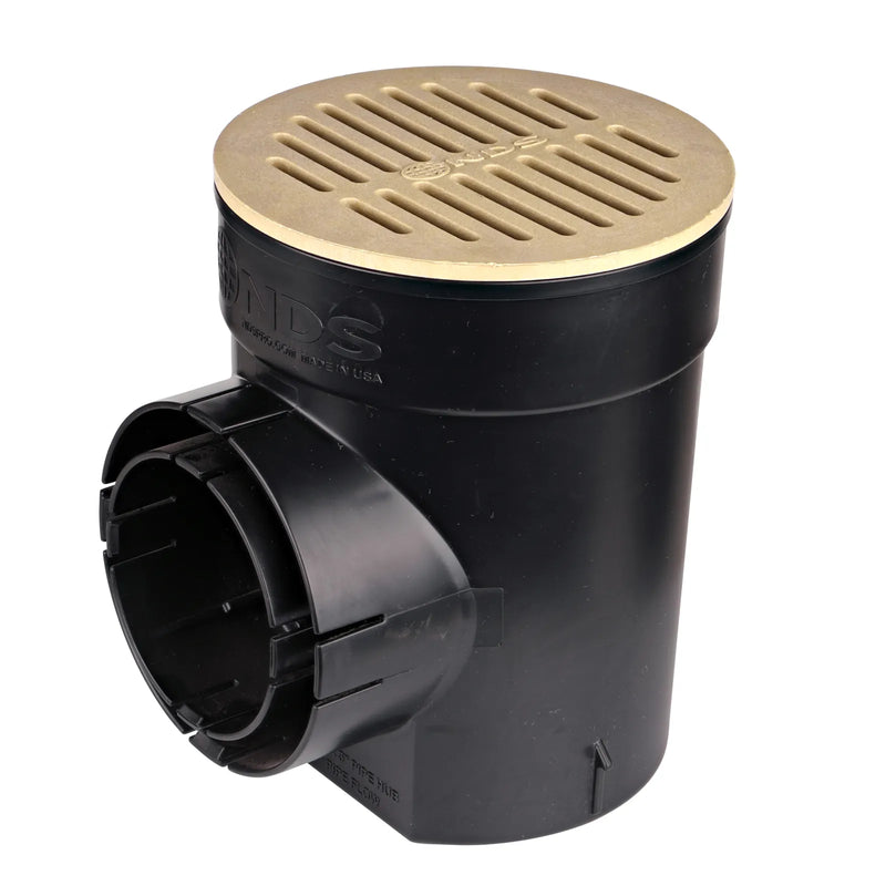 NDS 60S - 6" Sand Round Grate for 6" Catch Basins & Pipe