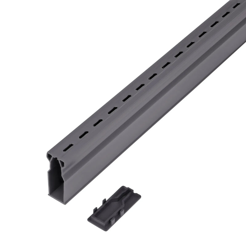 NDS 8473 - Micro Channel End Plug, Gray