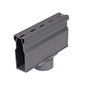 NDS 8503 - Micro Channel Spigot Bottom Outlet, Gray