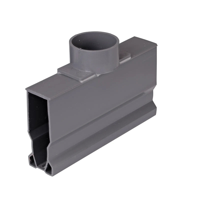 NDS 8503 - Micro Channel Spigot Bottom Outlet, Gray