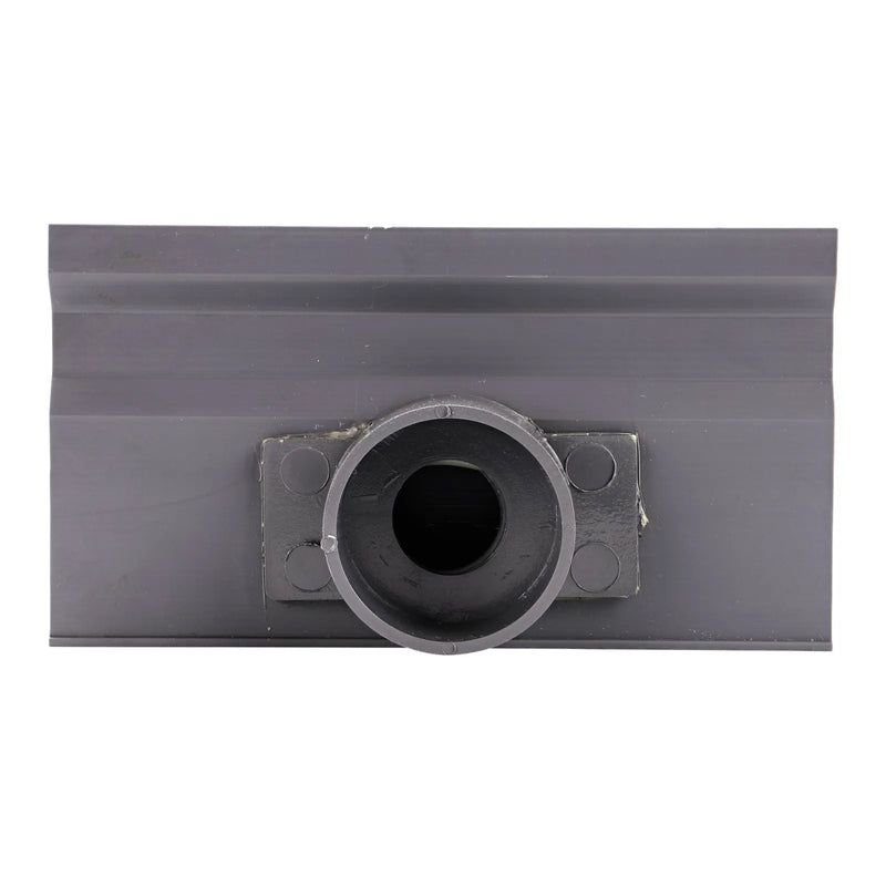 NDS 8513 - Micro Channel Spigot Side Outlet, Gray