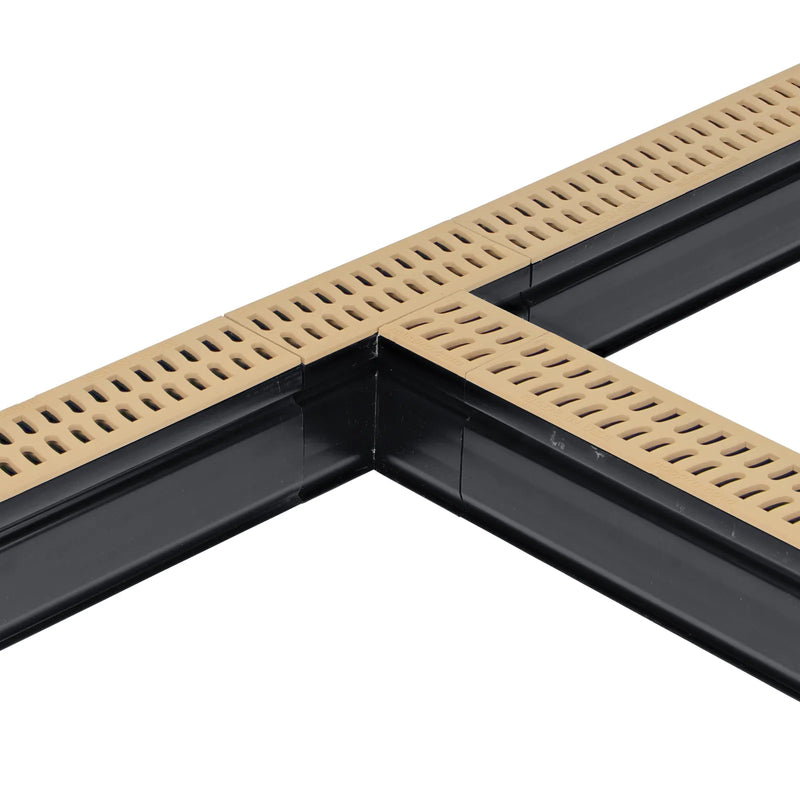 NDS 9372 Slim Channel Fabricated Tee Sand