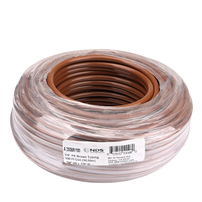 NDS A 250BR/100 Drip Tubing 1/4 in. Brown 100 Ft.