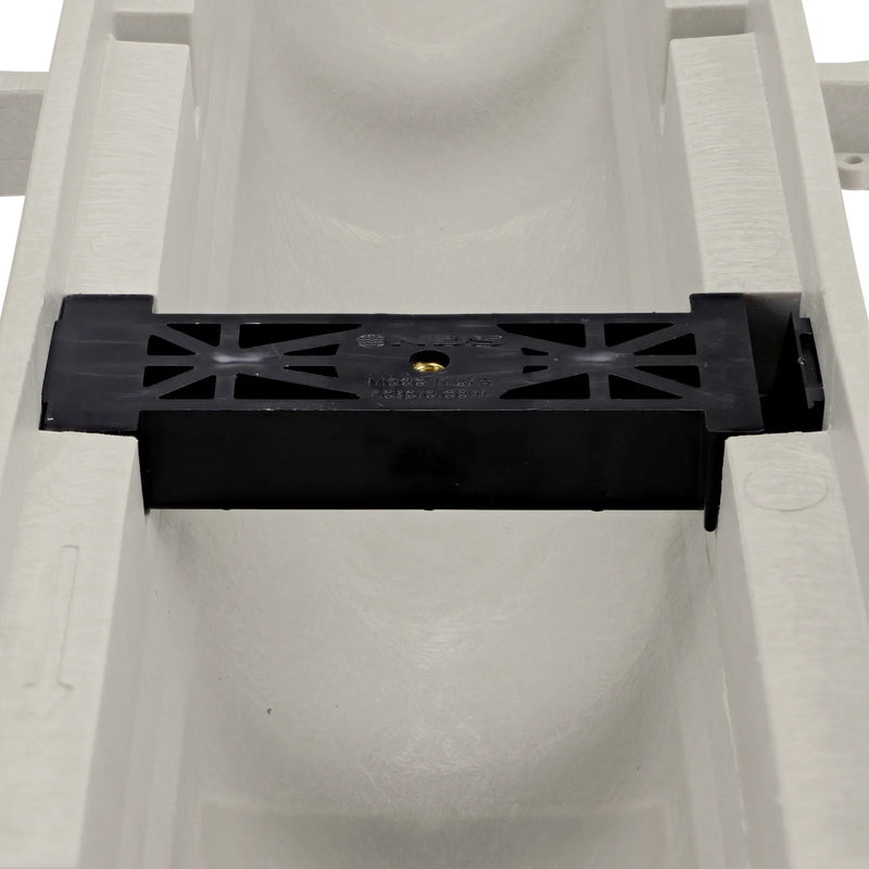 NDS DS-097N Dura Slope® Channel Drain, 6.4 in. Invert Depth, Neutral, 6 in. Wide X 4 ft. Long X 8.1 in. Deep