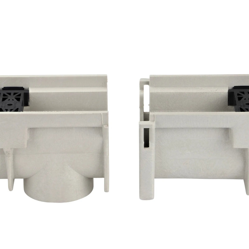 NDS DS-100N Dura Slope® Channel Drain, 7.4 in. Invert Depth, Neutral, 6 in. Wide X 4 ft. Long X 9.1 in. Deep