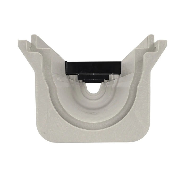 NDS DS-097N Dura Slope® Channel Drain, 6.4 in. Invert Depth, Neutral, 6 in. Wide X 4 ft. Long X 8.1 in. Deep
