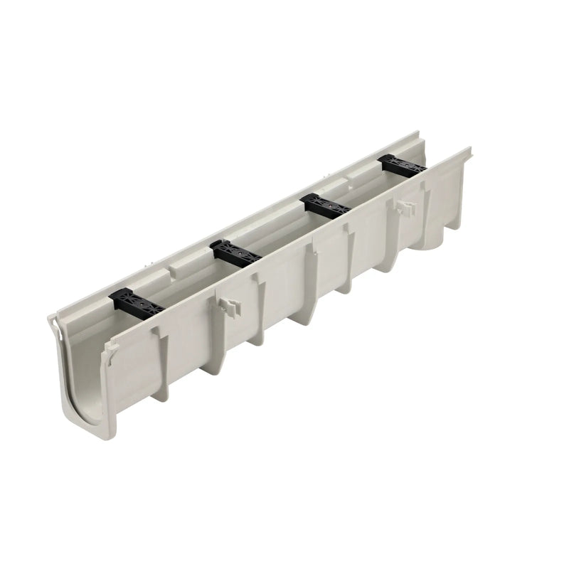 NDS DS-103N Dura Slope® Channel Drain, 8.4 in. Invert Depth, Neutral, 6 in. Wide X 4 ft. Long X 10.1 in. Deep
