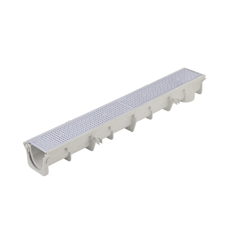 NDS DS-226 - Dura Slope Channel Grate, Stainless Steel Perforated