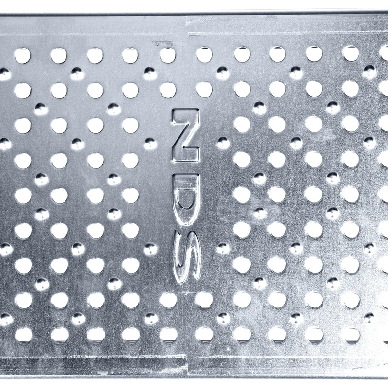 NDS DS-228 - Dura Slope Channel Grate, Galvanized Steel Perforated