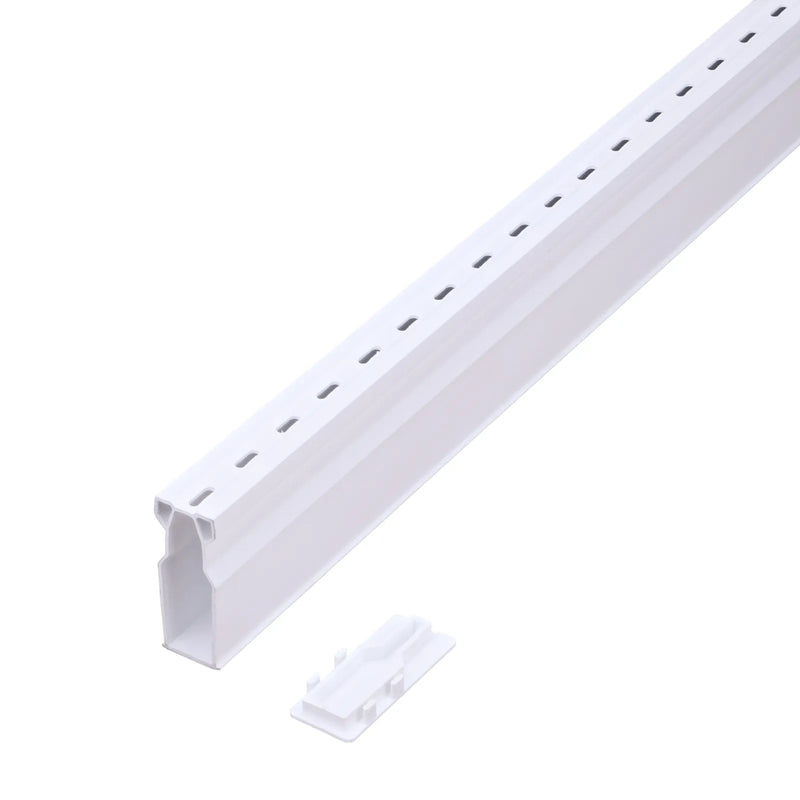 NDS 8471 - Micro Channel End Plug, White