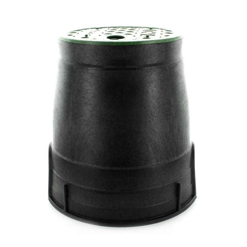 NDS D109-G Valve Box 6 in. with Green Overlapping Lid