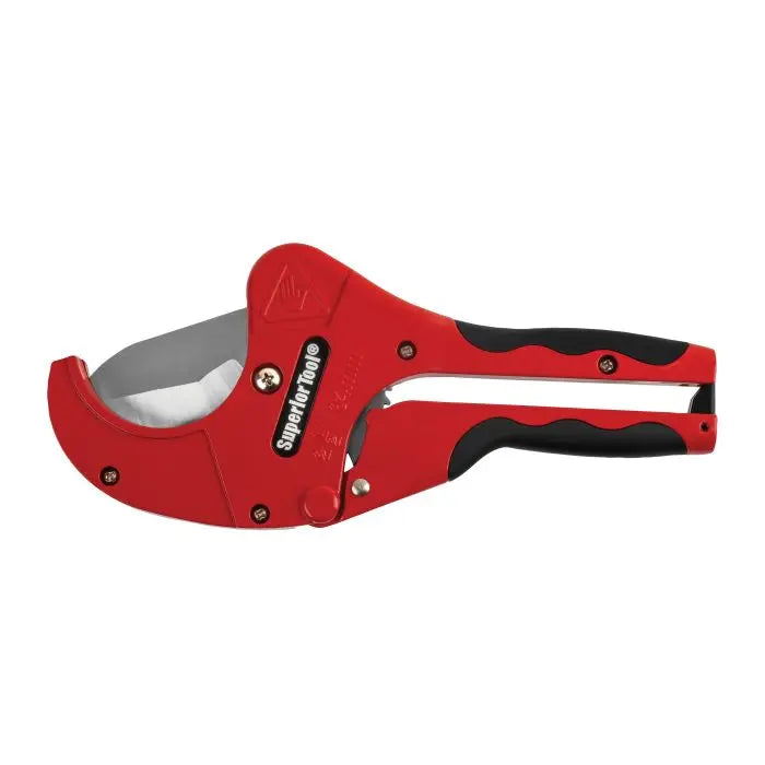 Superior Tool 37116 2“ Soft Grip Ratcheting PVC Cutter