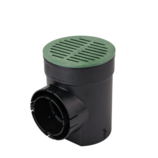 NDS 101GRKIT - 6" Spee-D Basin Kit with Green Flat Round Grate