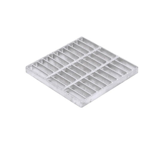 NDS 1215 - 12" Square Catch Basin Grate, Galvanized Steel