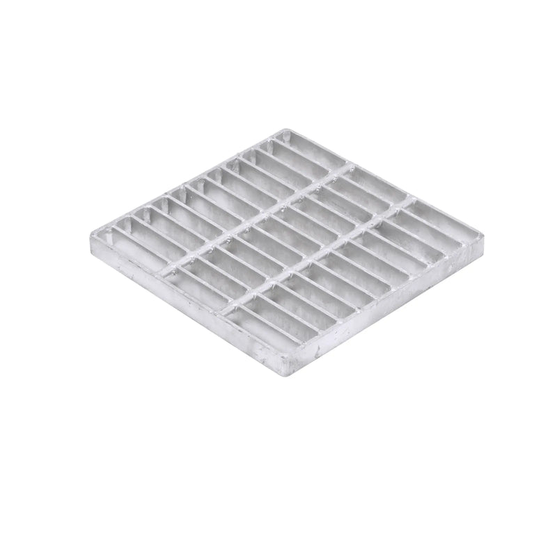 NDS 1215 - 12" Square Catch Basin Grate, Galvanized Steel