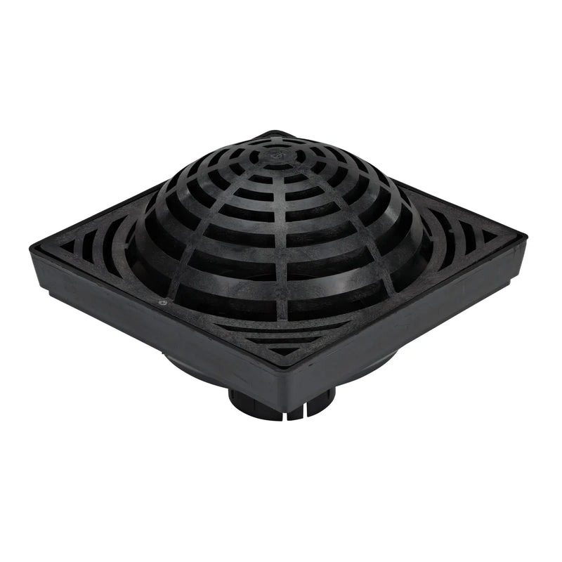 NDS 1230ATBLKIT - 12" Low Profile Adapter w/Black Atrium Grate Kit