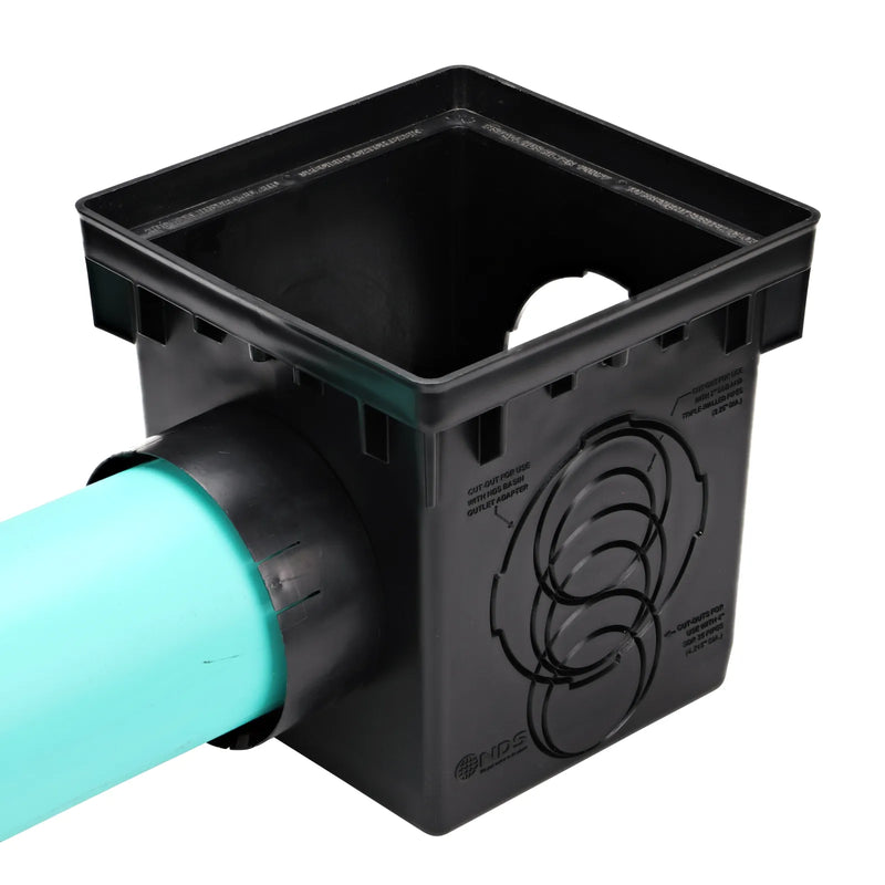 NDS 1266 - 6" Universal Locking Outlet for 9" to 24" Catch Basins