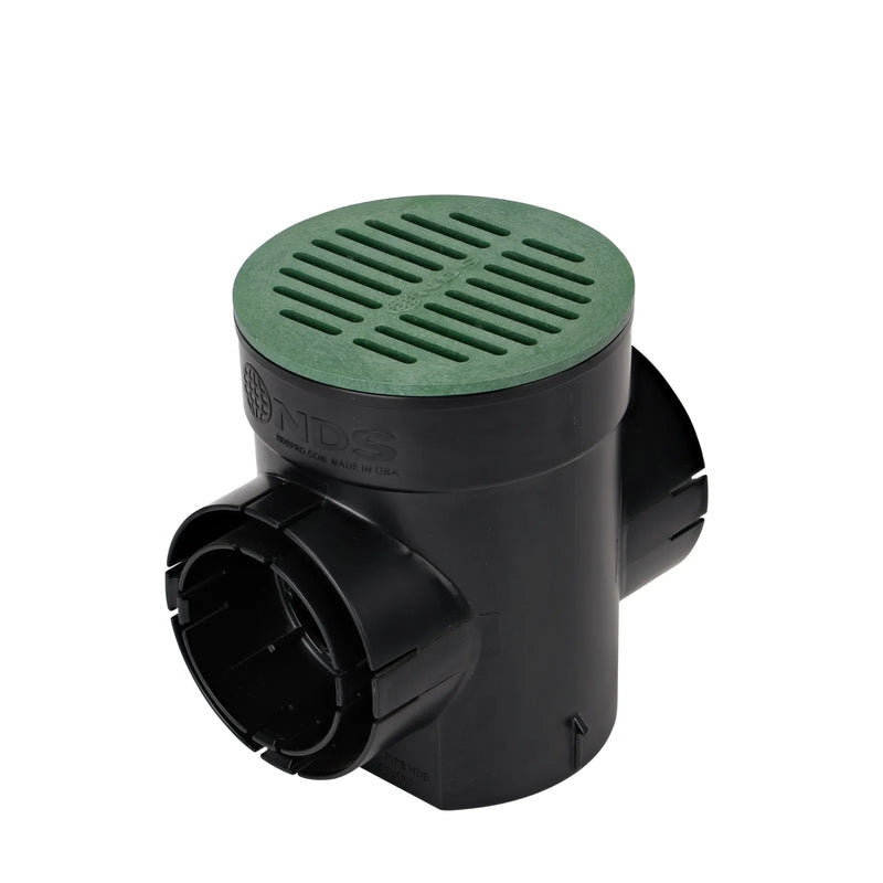 NDS 201 - 6 in. Round Spee-D® Catch Basin Drain, 2 Outlets