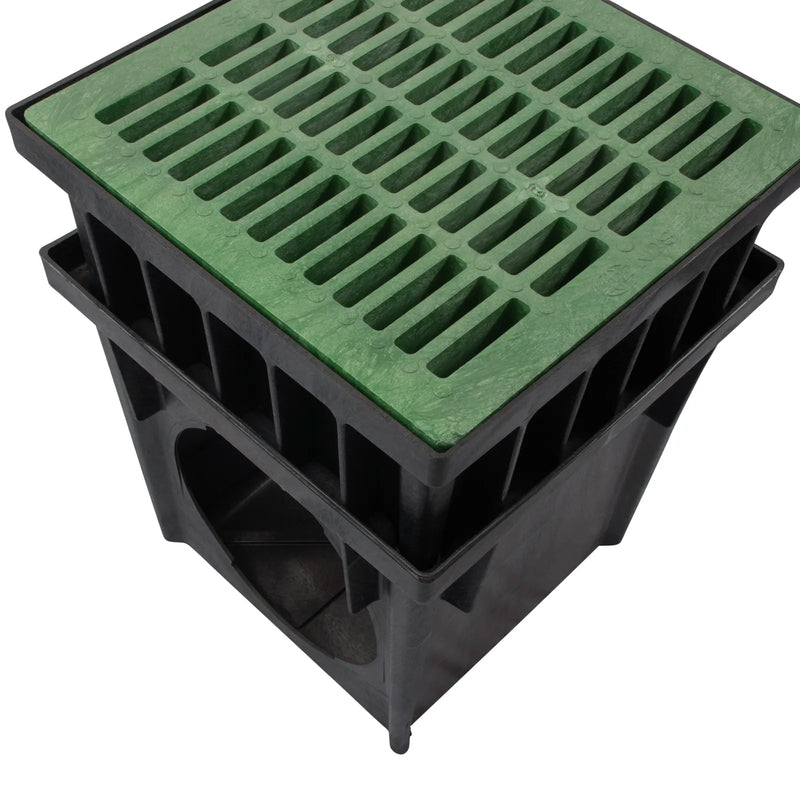 NDS 2418 - 8 in. Riser for 24 in. Square Catch Basin Drain