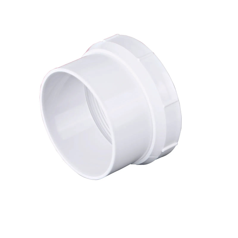 NDS 413P - PVC S&D Pipe Female Fitting Cleanout, 4"