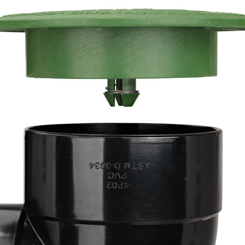 NDS 421 - 4" Pop-Up Drainage Emitter With Elbow