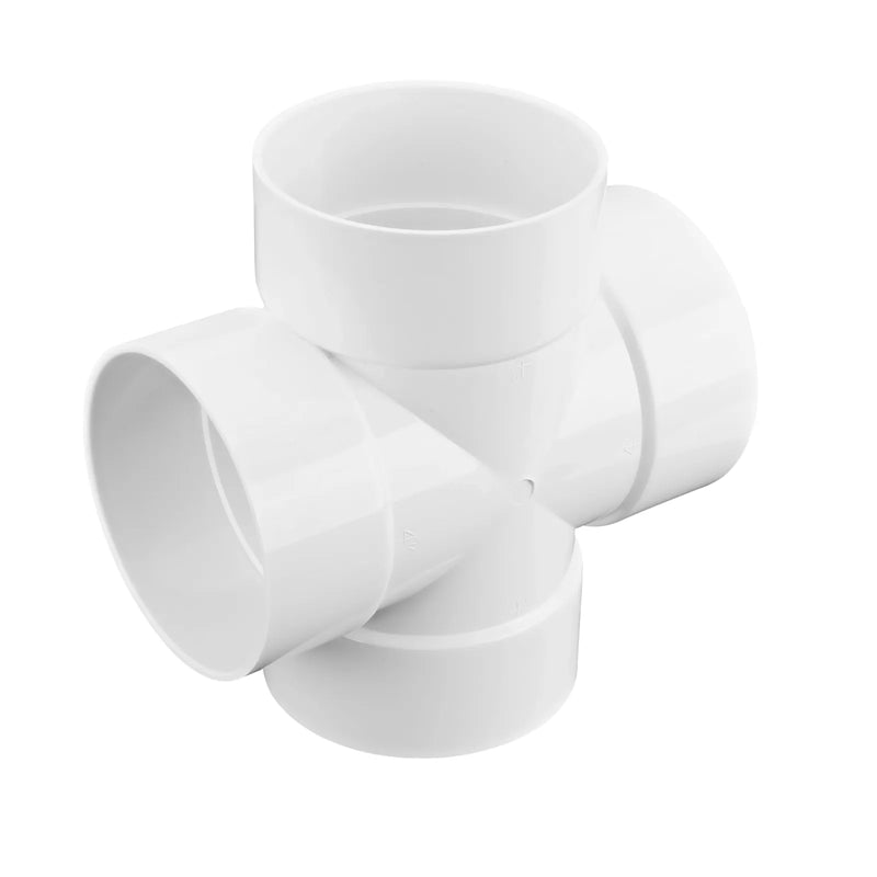 NDS 4P1X - 4" Sewer & Drain Cross