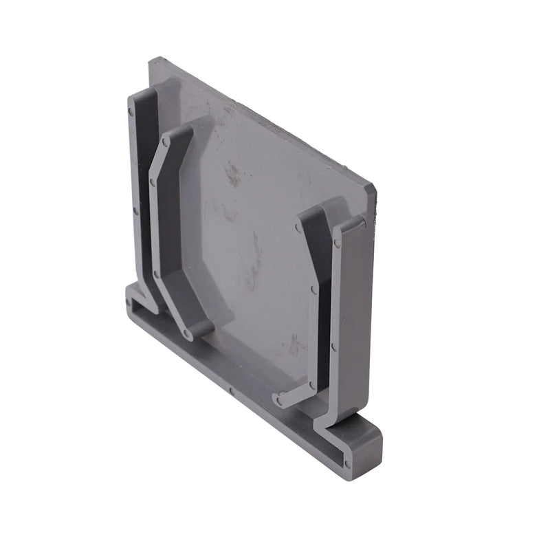 NDS 547 - Mini™ Channel Drain End Cap, Gray Plastic