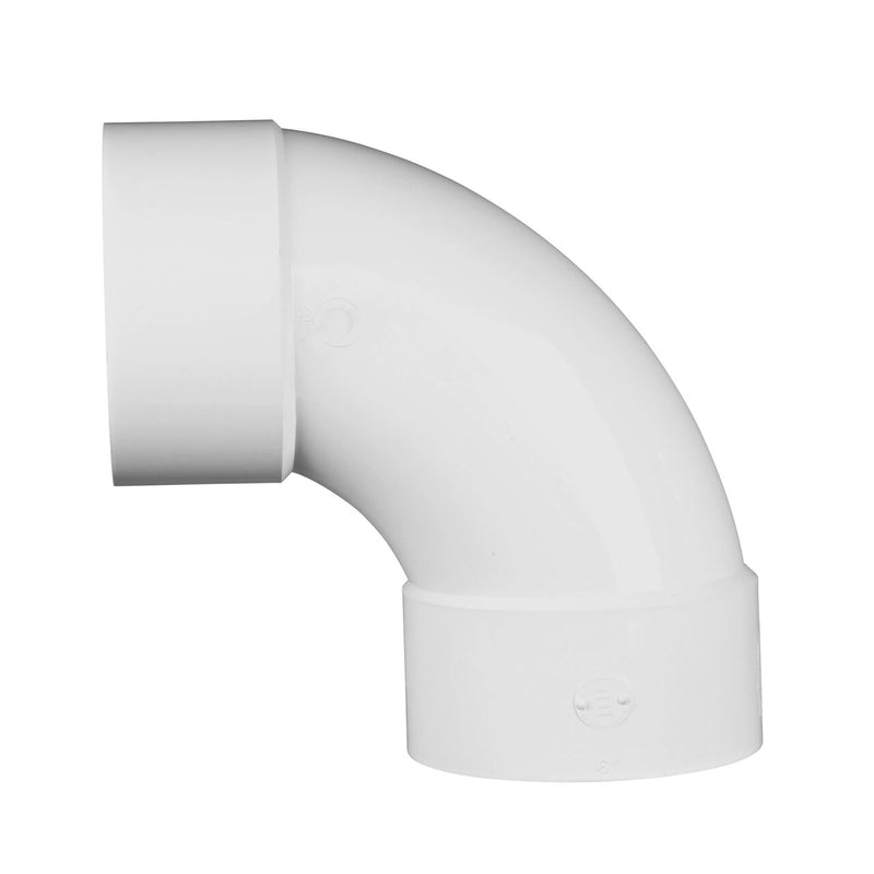 NDS 61P0 - 6" Sewer & Drain 90° Long-Turn Elbow
