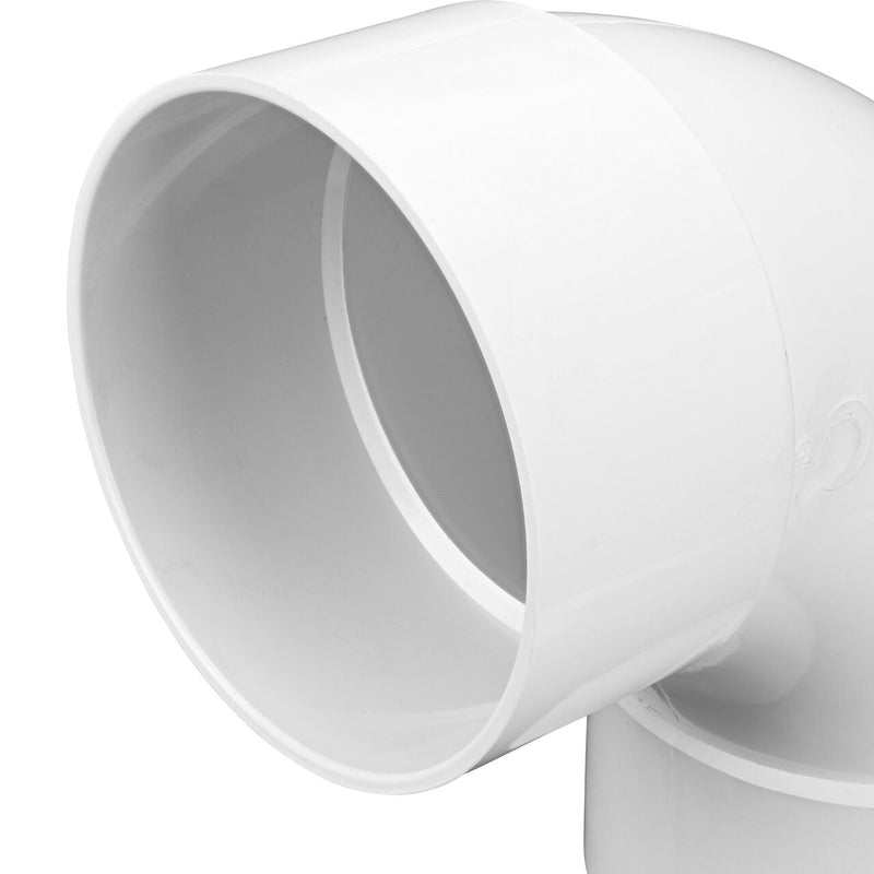 NDS 61P0 - 6" Sewer & Drain 90° Long-Turn Elbow