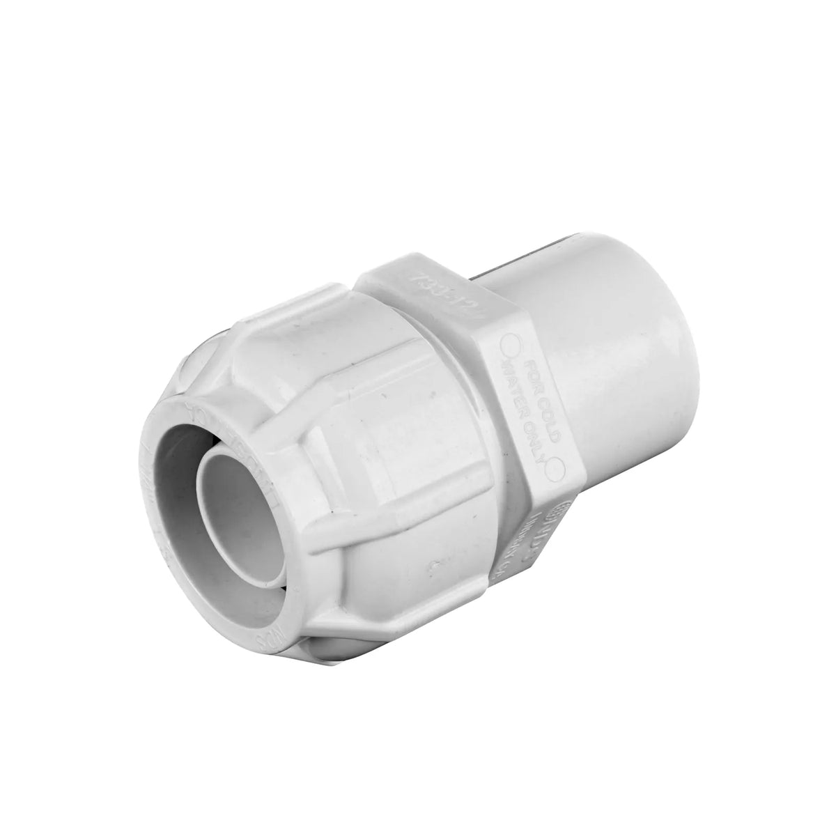 Flo Guard Pvc Flo-Lock™ PVC Gripper Adapter, 1-1/4 in. IPS Spigot X 1-1/4 in. SDR-9 ...