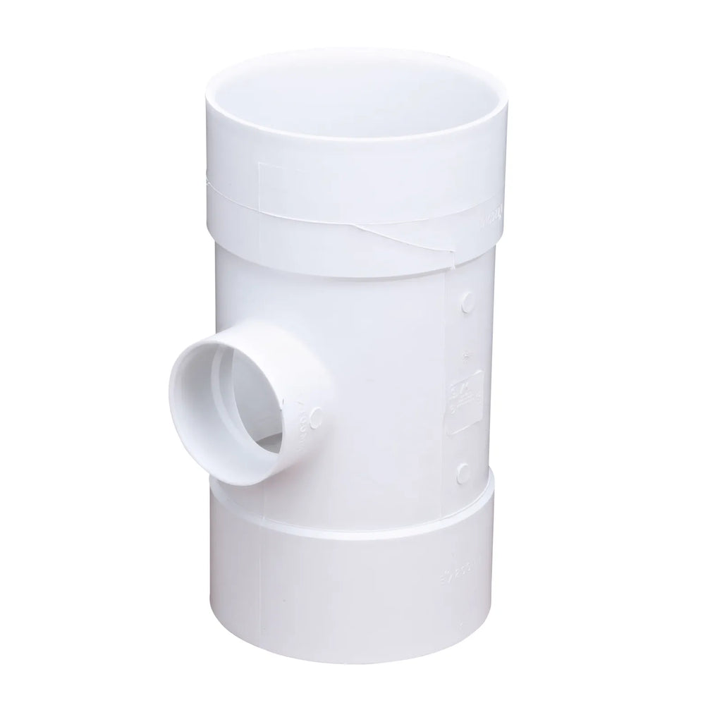 PVC S&D Tee, 8 in. Hub X Hub X 4 in. Hub — Master Landscape Supply