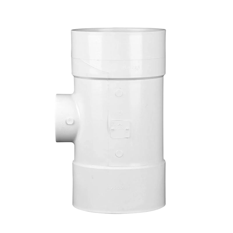 NDS 84P01 - 8" x 4" Sewer & Drain Reducing Tee