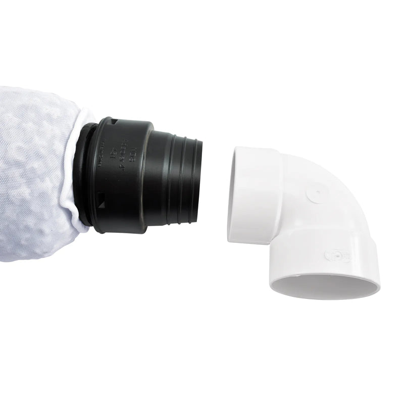 NDS 3P02 - 3" Sewer & Drain 90 Degree Elbow