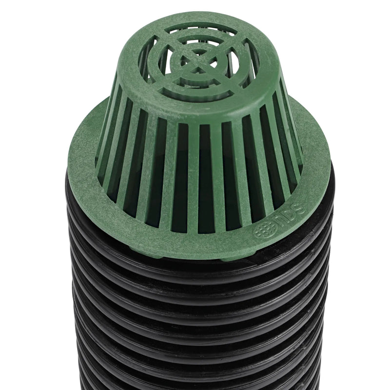 NDS 80 - 6" Green Round Atrium Grate for 6" Catch Basins & Pipe