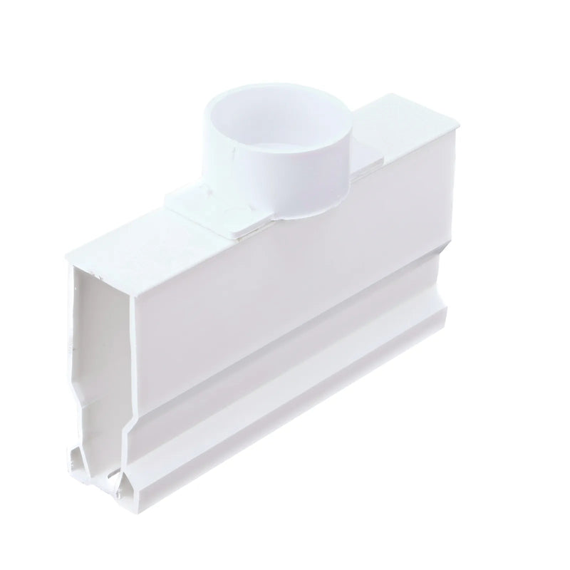 NDS 8501 - Micro Channel Spigot Bottom Outlet, White
