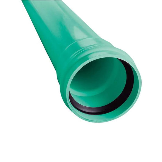 PVC Sewer and Drain Pipe 8 in x 14 ft SDR-35 Gasketed